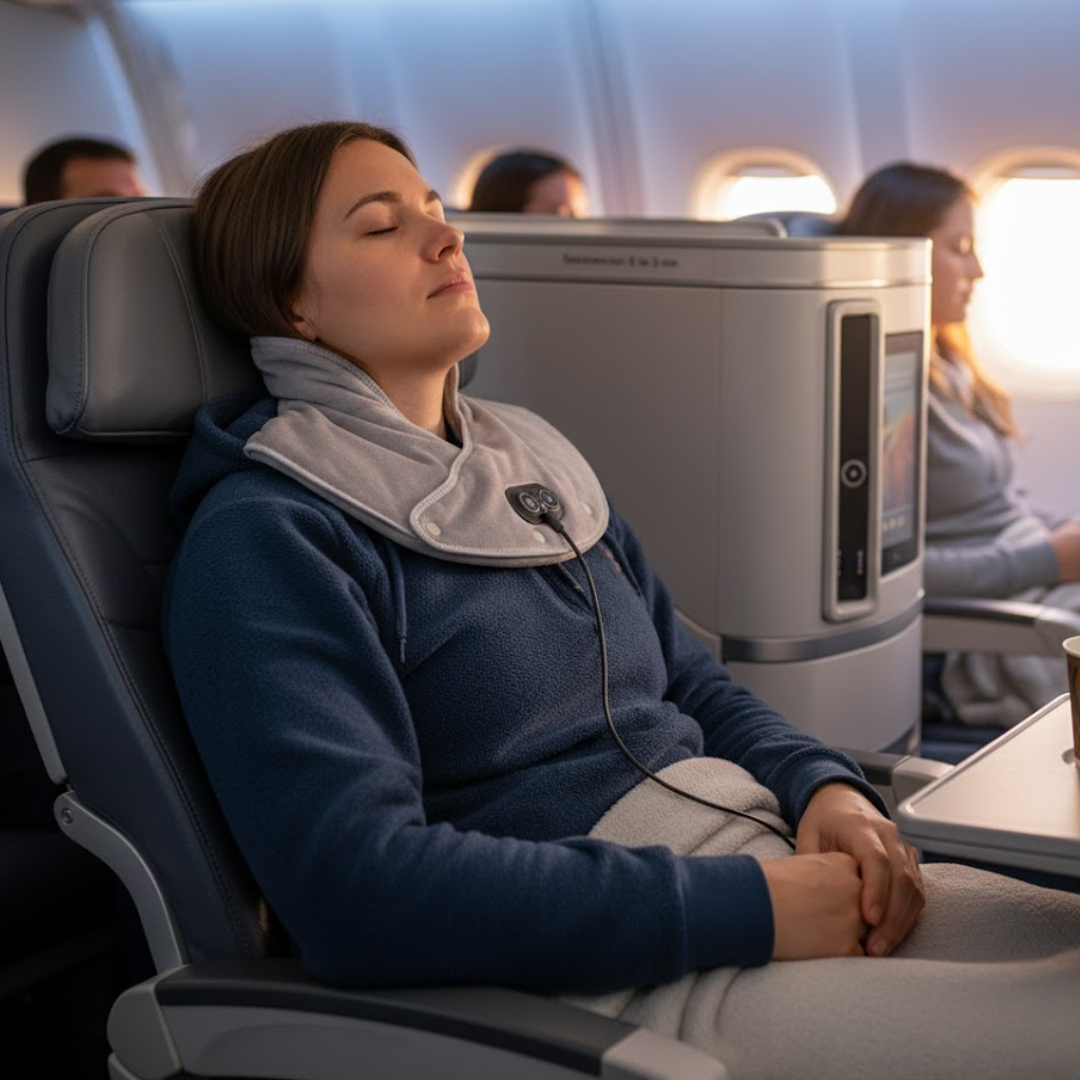 CalmWrap | Varmeomslag til Nakke & Skuldre – Hurtig Smertelindring