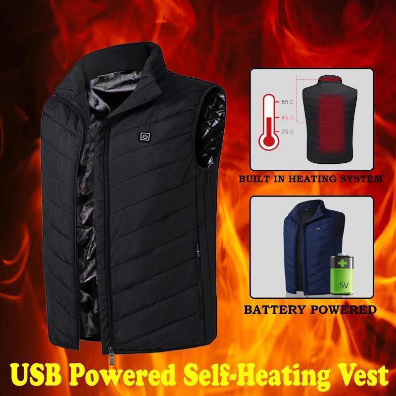 HeatFlow | Opvarmet Vest – Sikker Overophedningsbeskyttelse & Komfort