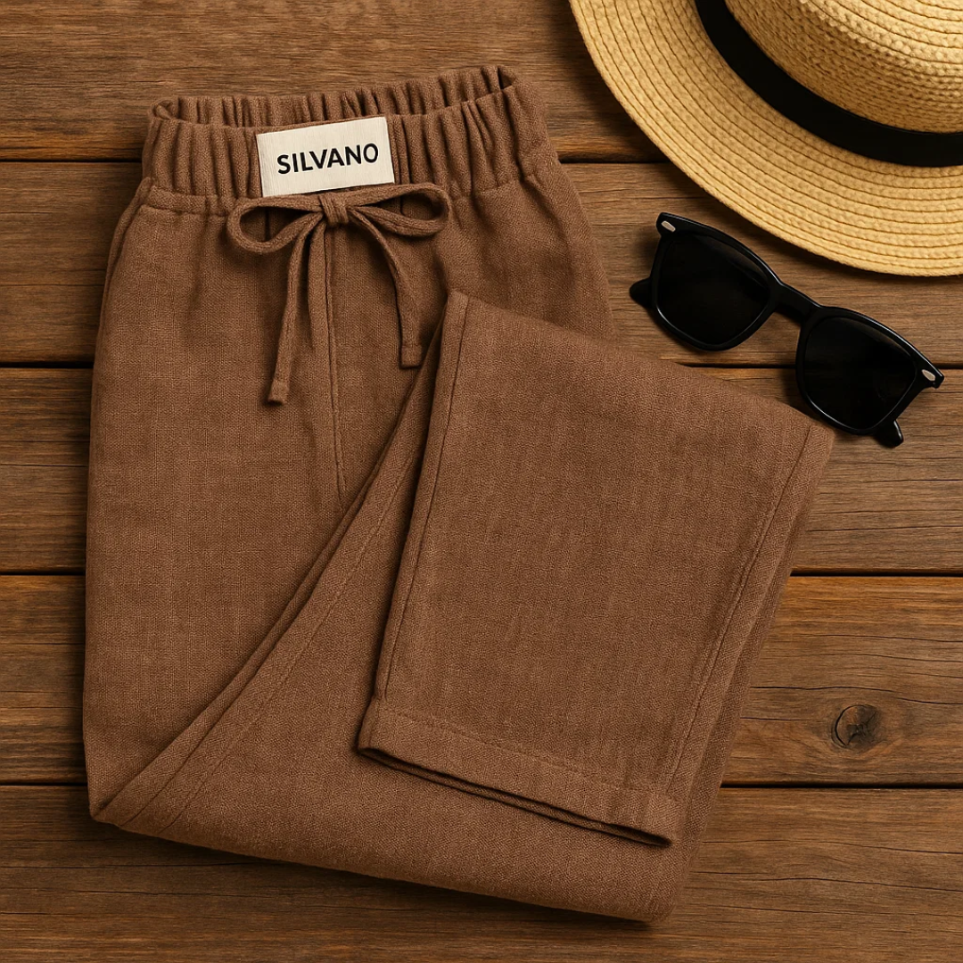 Silvano | Férfi vászonnadrágok - szellős és stílusos