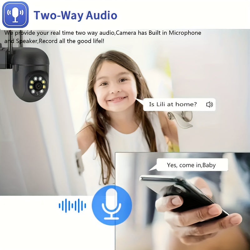 VisionFort | WiFi Kamera med Bred Vinkel og Klar Natsynsteknologi