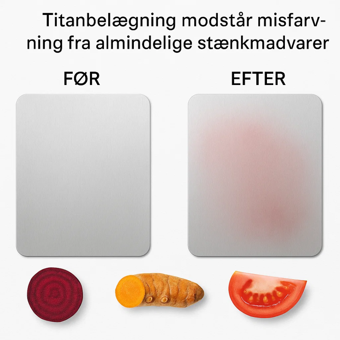 PureBoard | BPA-frit titanium-skærebræt til sund madlavning