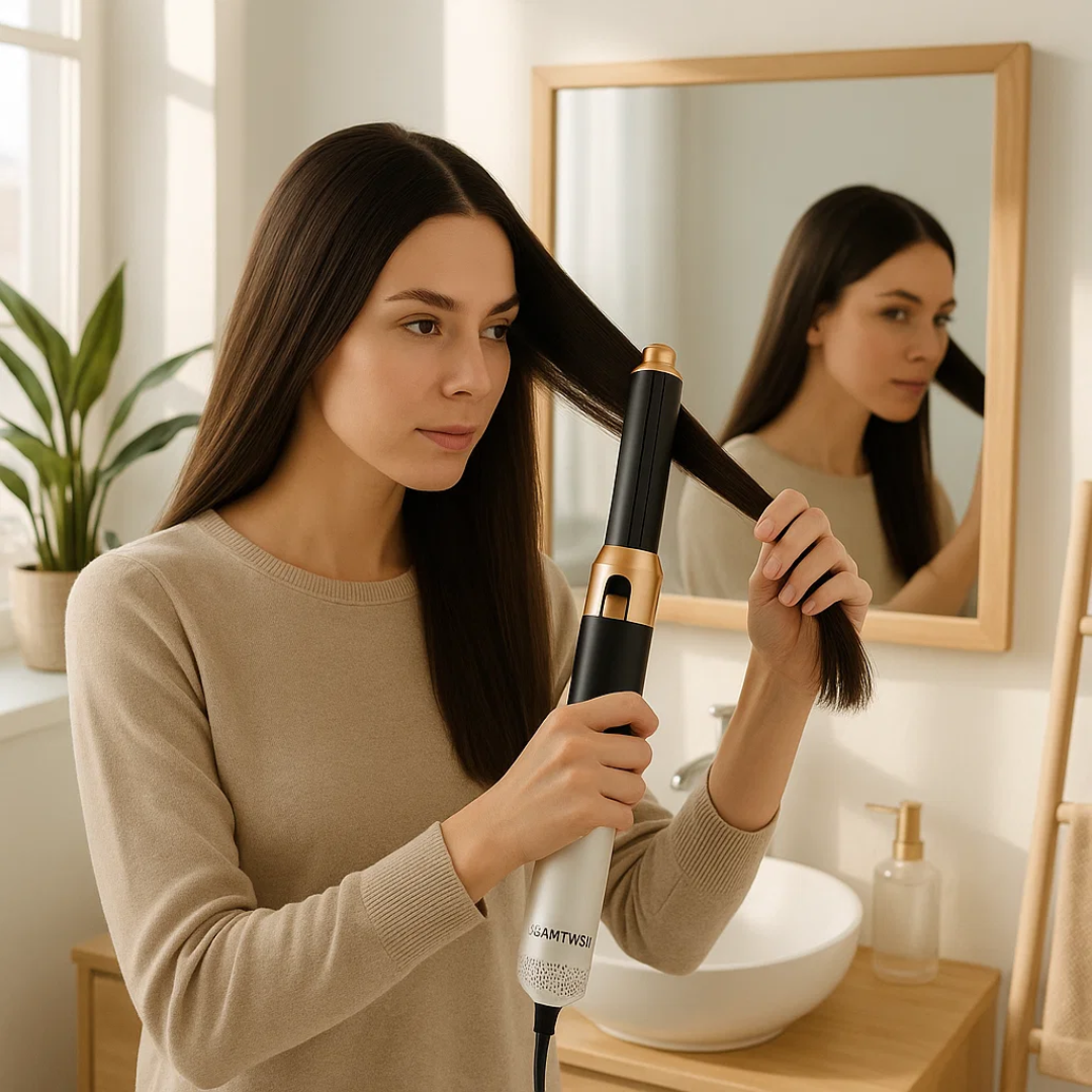 GlamTwist | Instrument de coafat versatil 5-în-1 pentru păr perfect