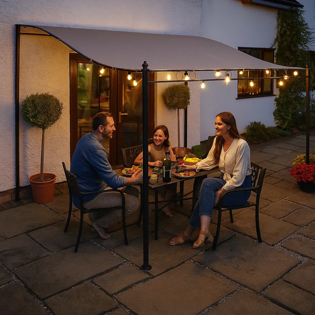 SunShield | Vandtæt Have-Pergola Markisedække