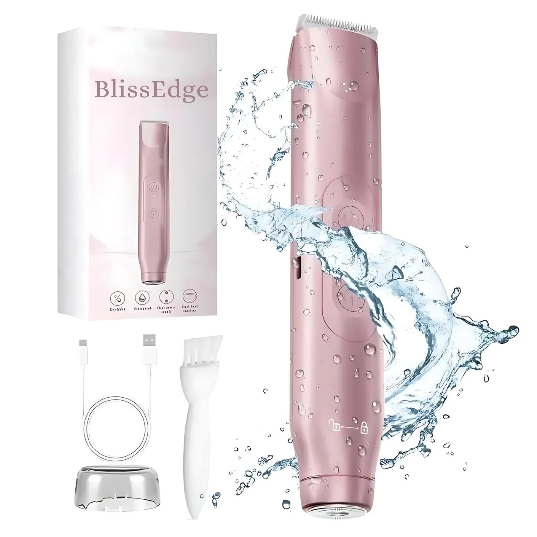 BlissEdge | Rasoir épilateur pour femmes avec design rechargeable et portable