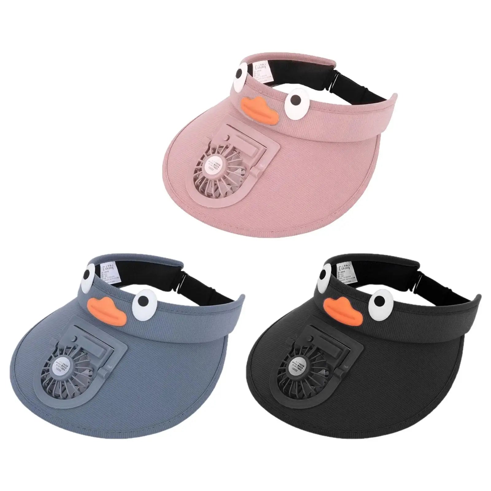CoolCap | Børne-solen visorhat med køleventilator