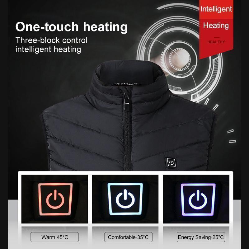 HeatFlow | Opvarmet Vest – Sikker Overophedningsbeskyttelse & Komfort