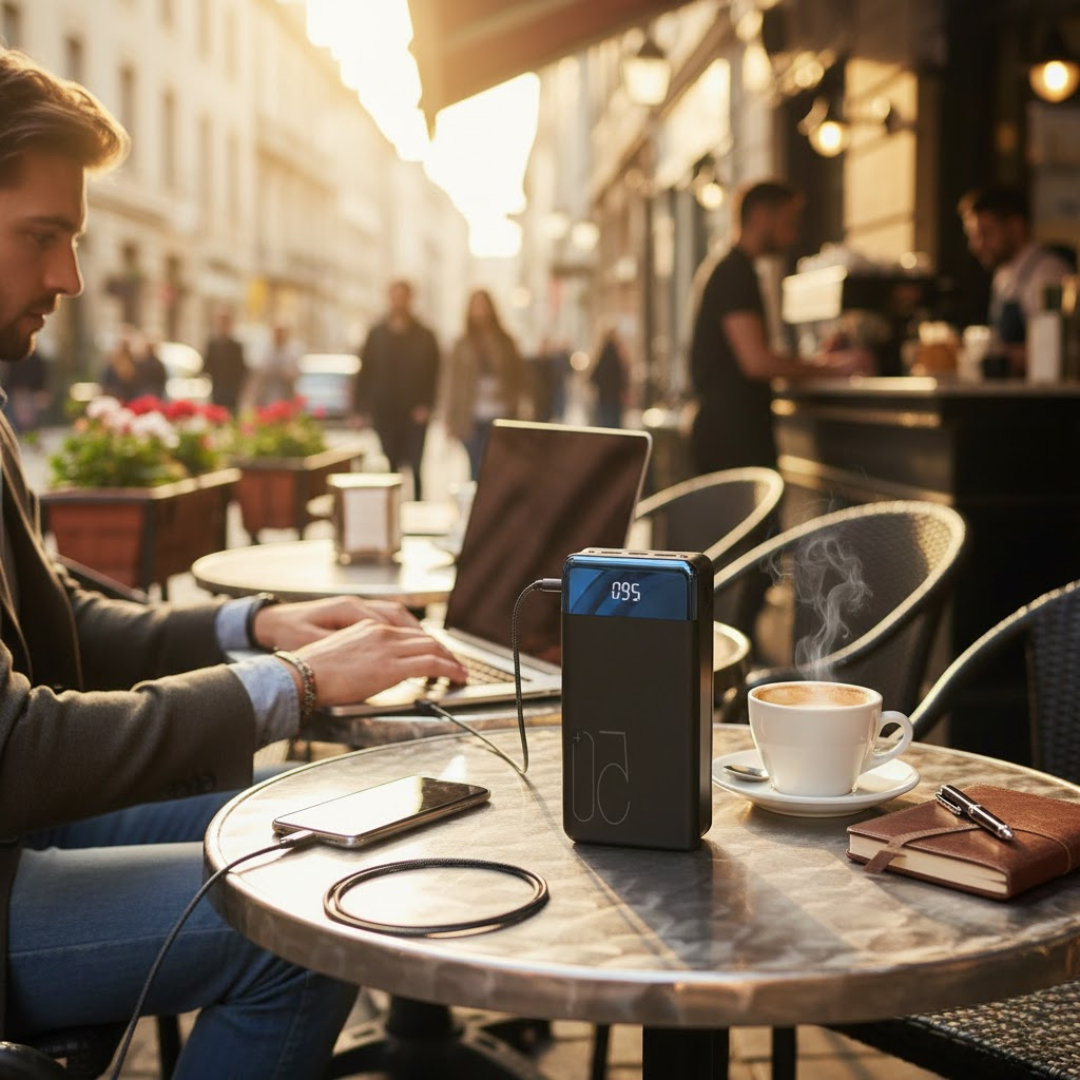 EnerPro | Powerbank avec 50.000mAh & sorties Multi-USB