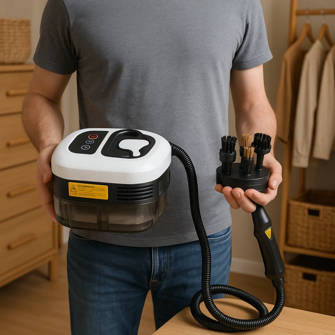 SteamForce | 2500W Højtryksdamprenser med handsker