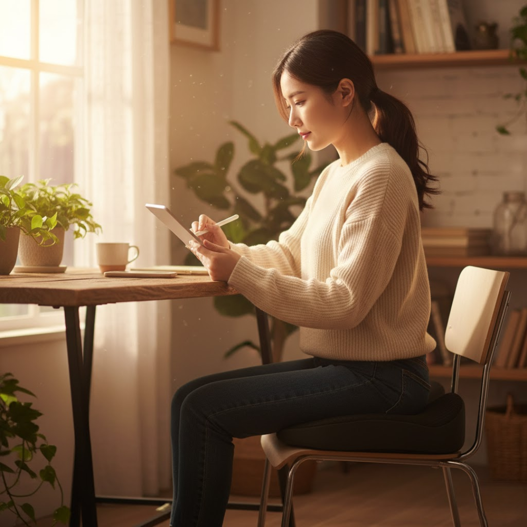 ErgoSit | Fájdalomcsillapító ülőpárna hosszú ideig tartó üléshez