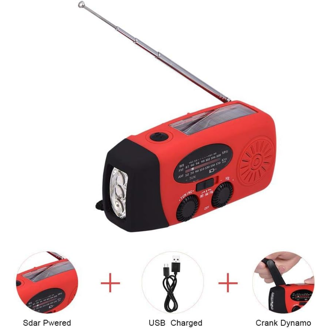 ReadyWave | Nødradio med håndsving og solpanel