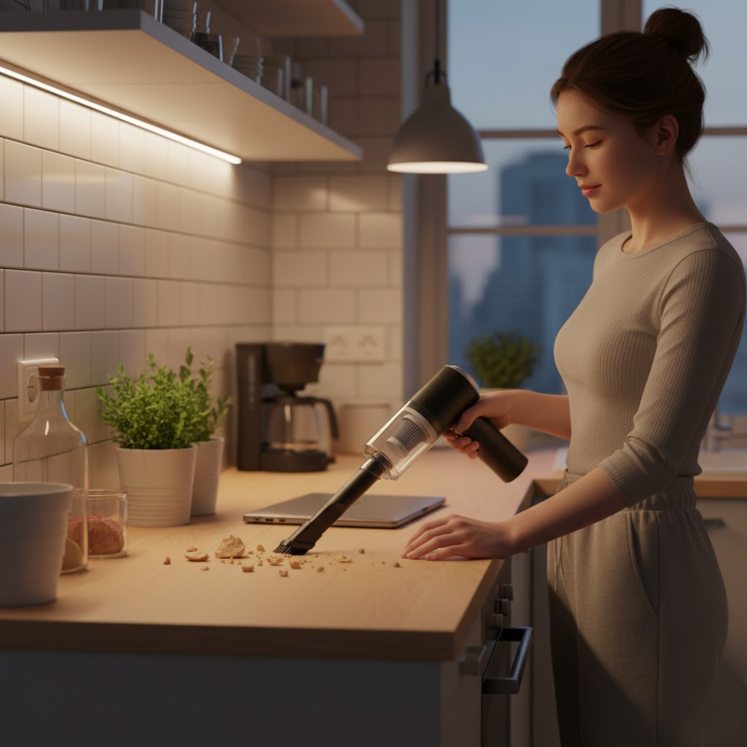 CleanMate | Aspiradora inalámbrica potente para hogar y coche