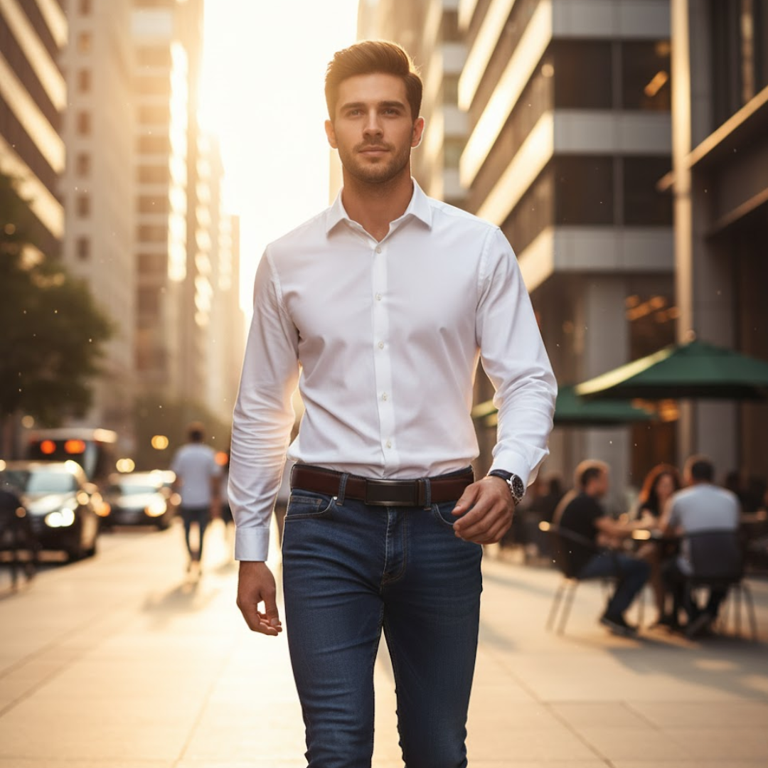 BoldBelt | Elegant herrebælte med automatisk spænde