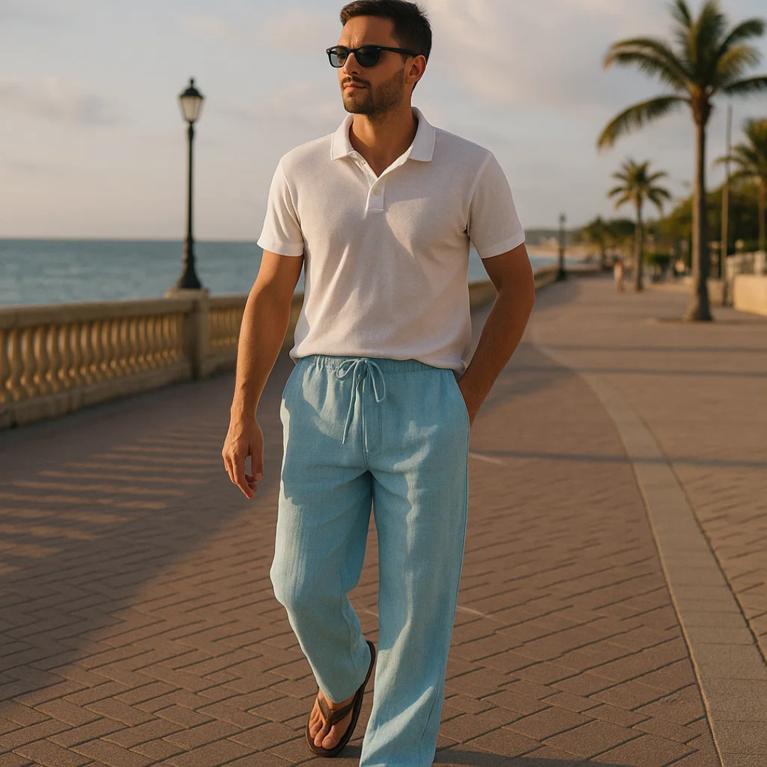 Silvano | Férfi vászonnadrágok - szellős és stílusos