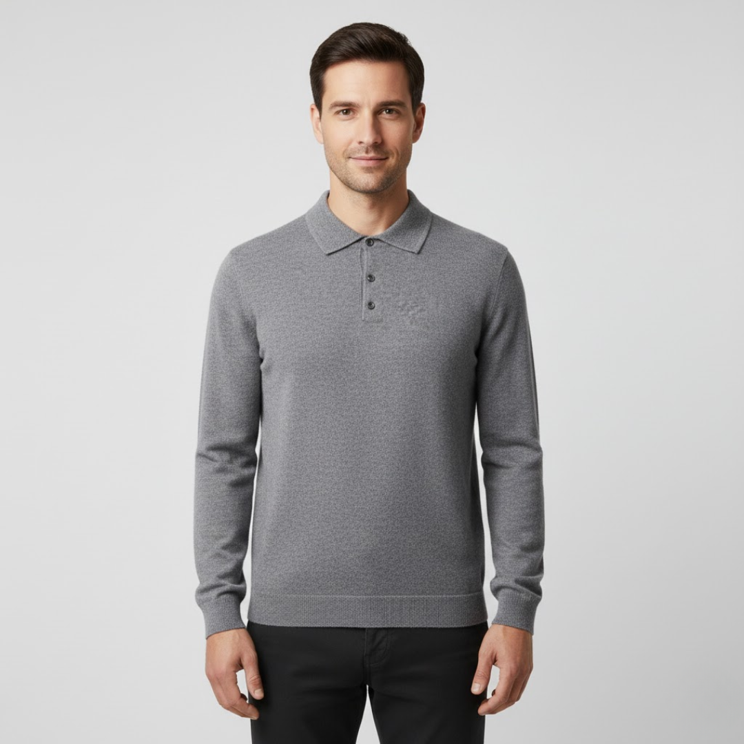Marius | Herre Polo Skjorte – 100% Blød Kashmir