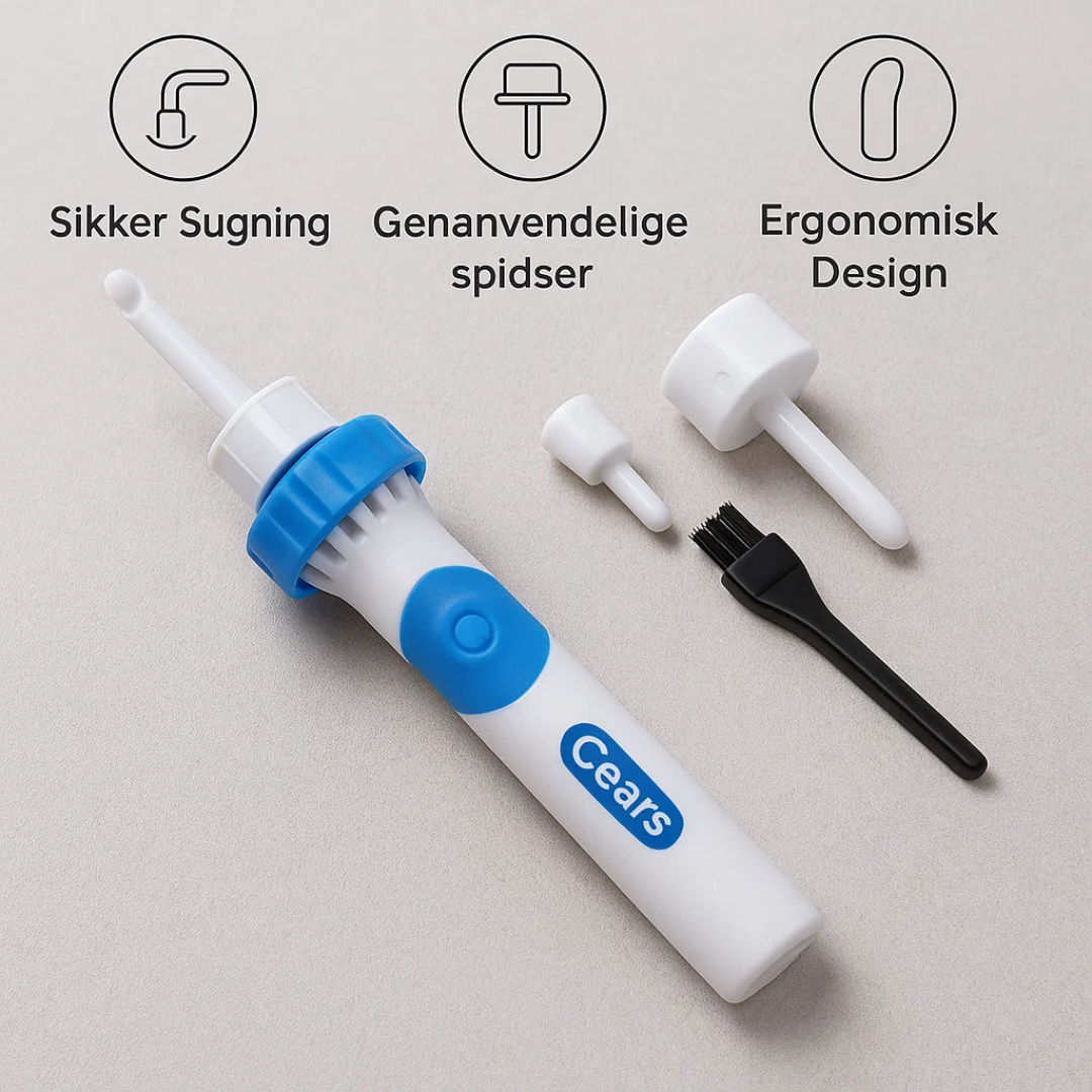 ClearEar | Gyengéd fülzsírt eltávolító szívóval