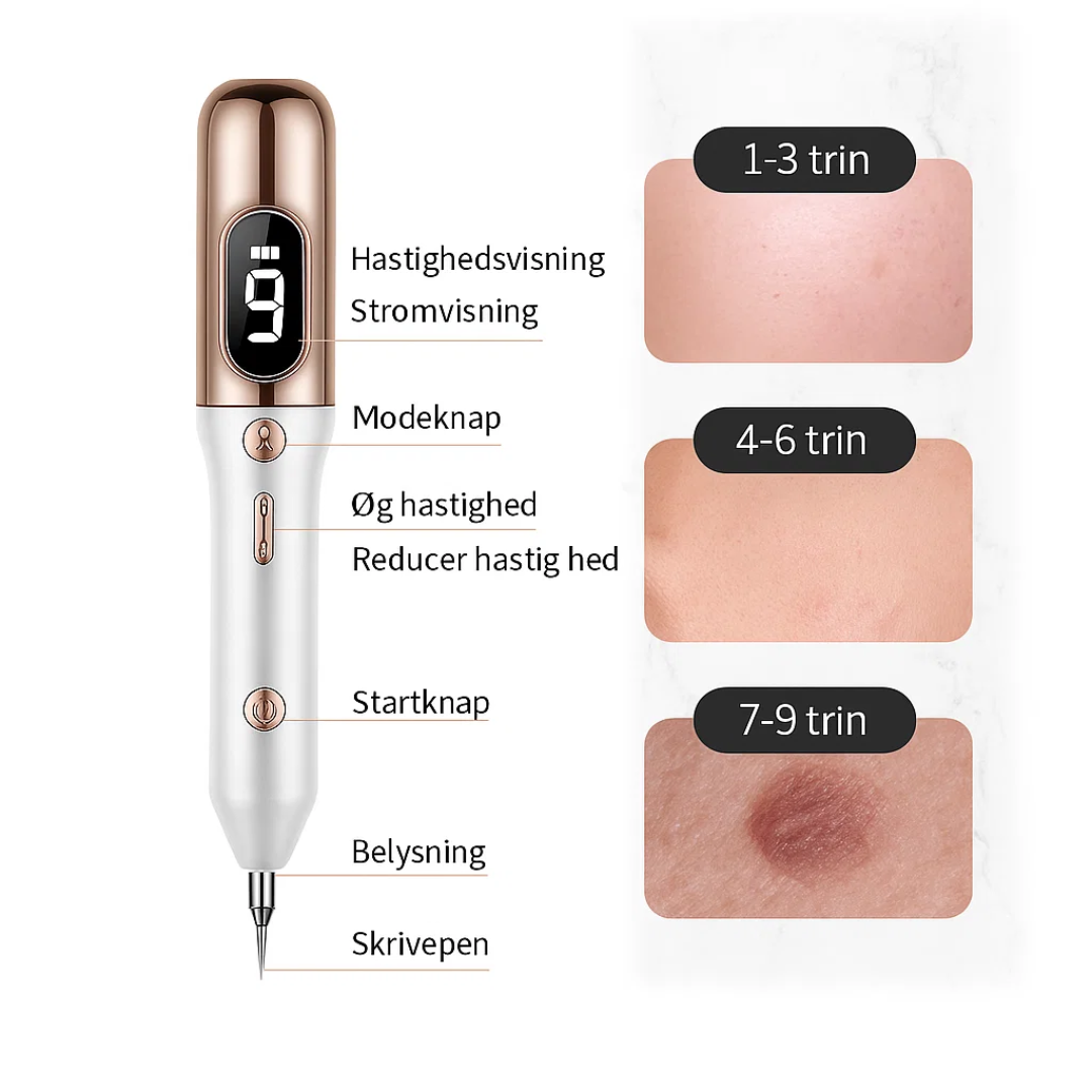 DermaClear | Præcis plasma-pen til fjernelse af hudpletter