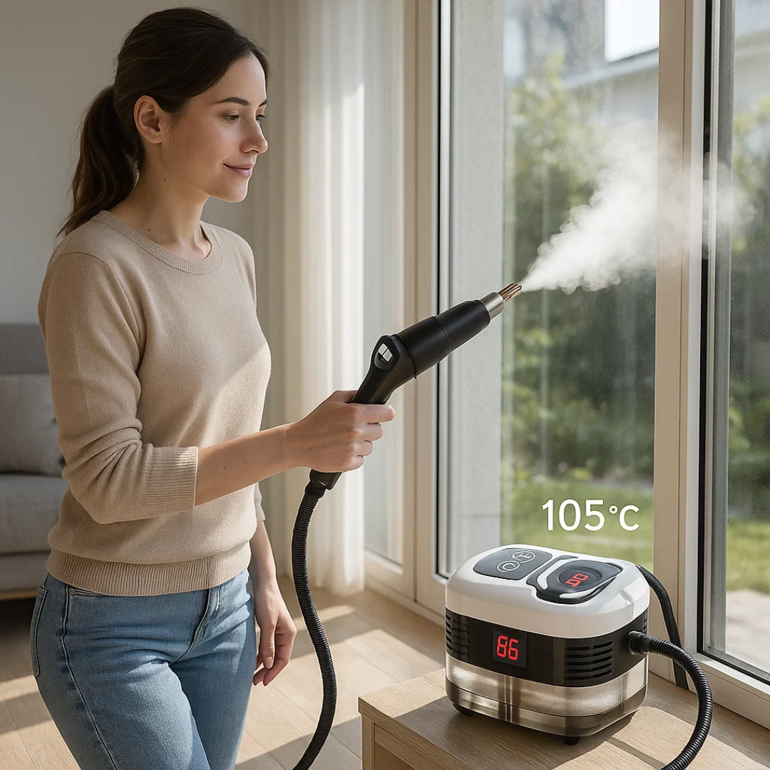 SteamForce | 2500W Højtryksdamprenser med handsker