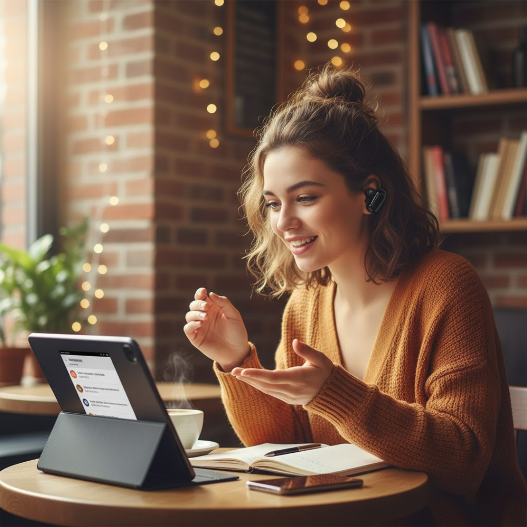 SmartSpeak | Écouteurs Traducteurs IA Traduction en temps réel, communication sans faille