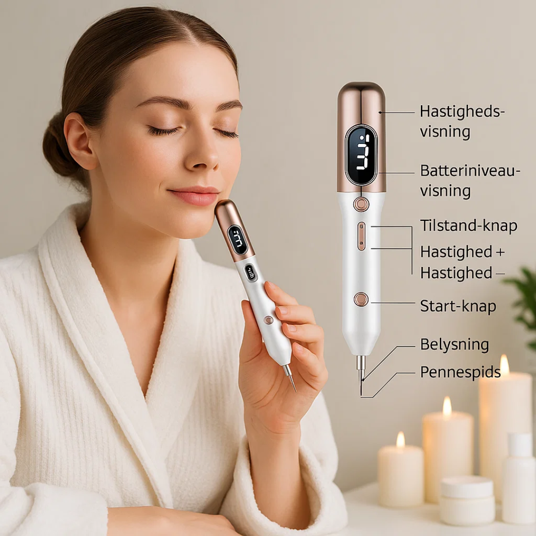 DermaClear | Præcis plasma-pen til fjernelse af hudpletter