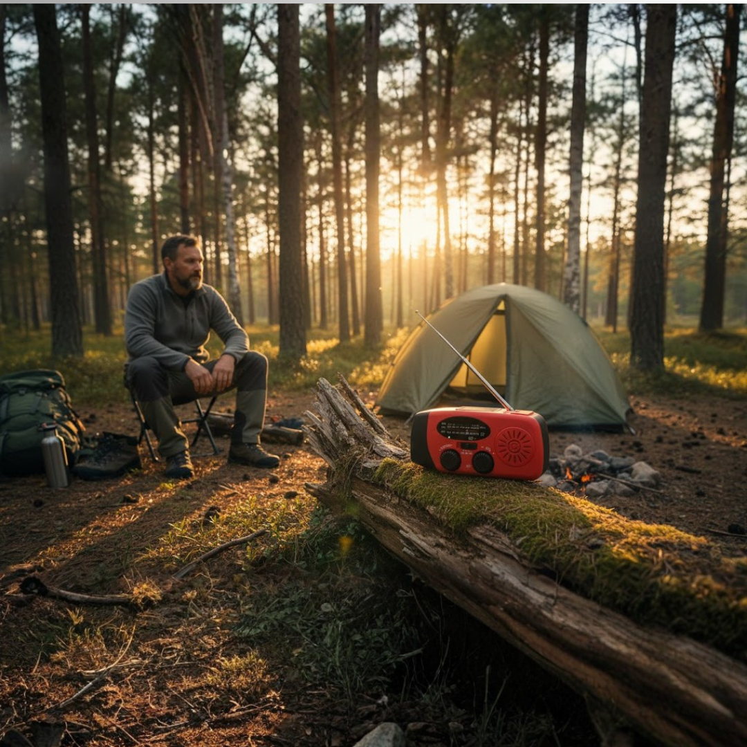 ReadyWave | Nødradio med håndsving og solpanel