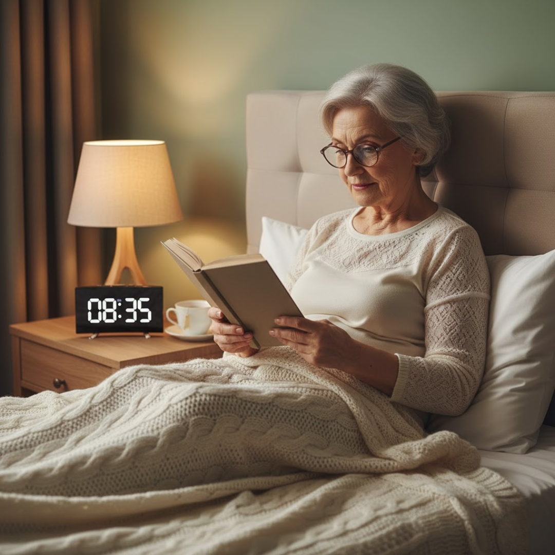 CurveClock | LED Digital Vækkeur med Buet Skærm og Automatisk Lys