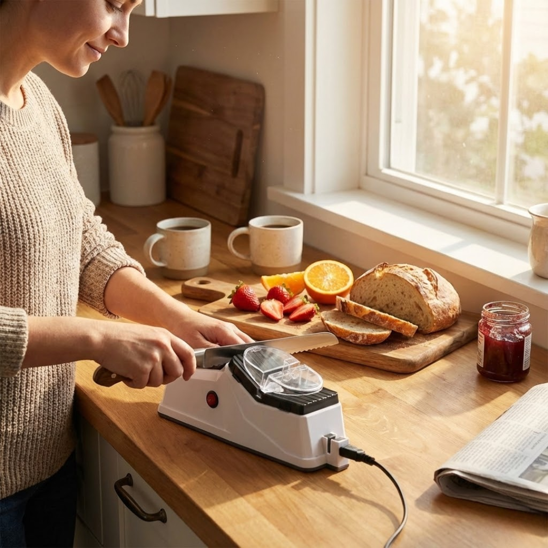 BladeFix | Højtydende knivsliber med en-knap betjening