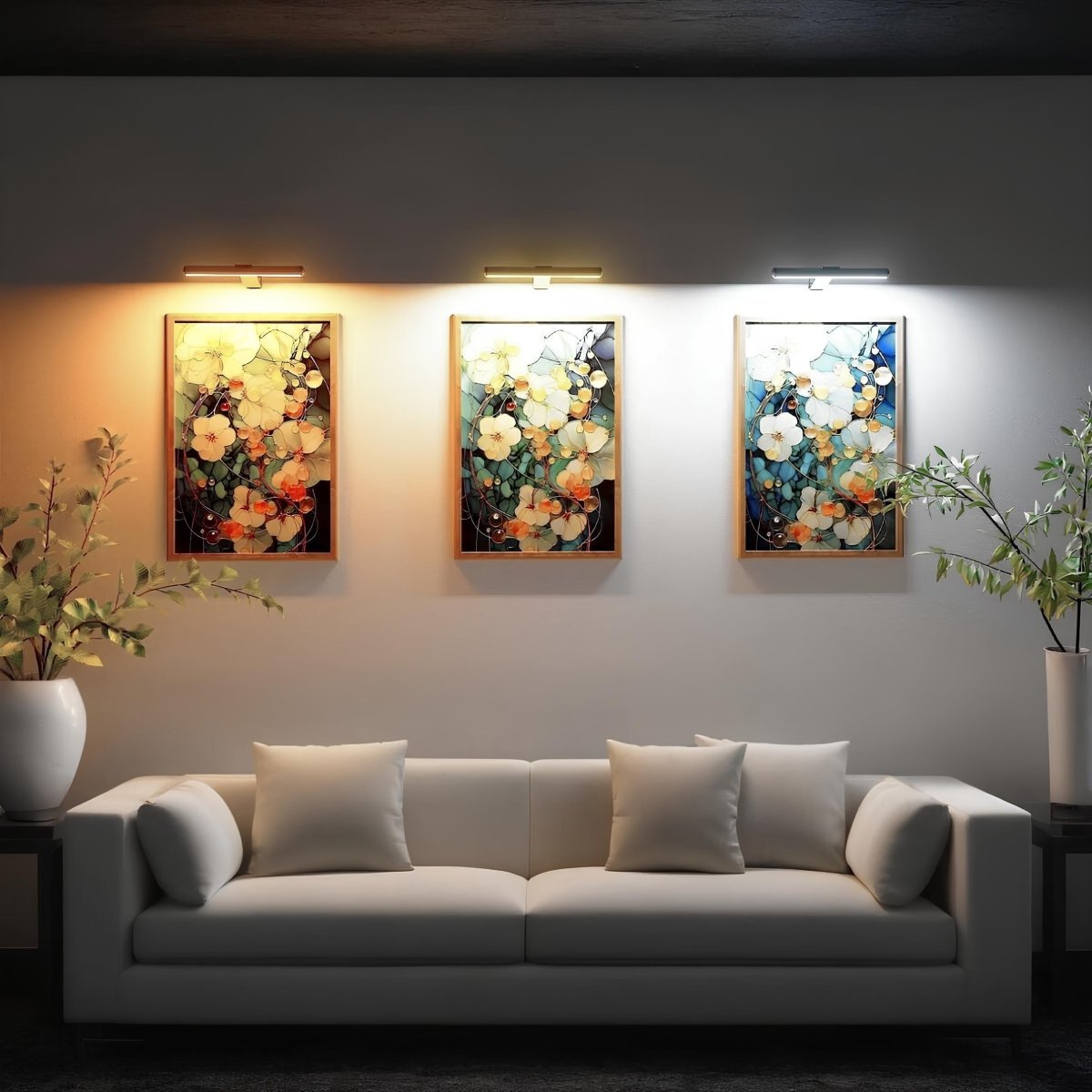 FrameLuxe | Trådløs billedbelysning til elegant kunstbelysning