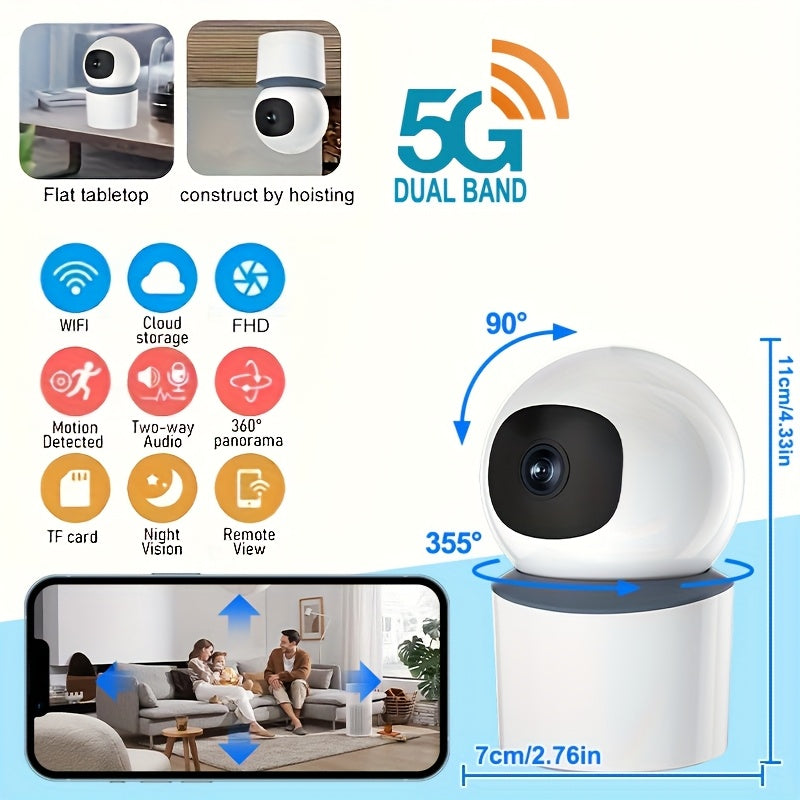 WatchGuard | Indendørs Wi-Fi Kamera med Automatisk Lydsporing