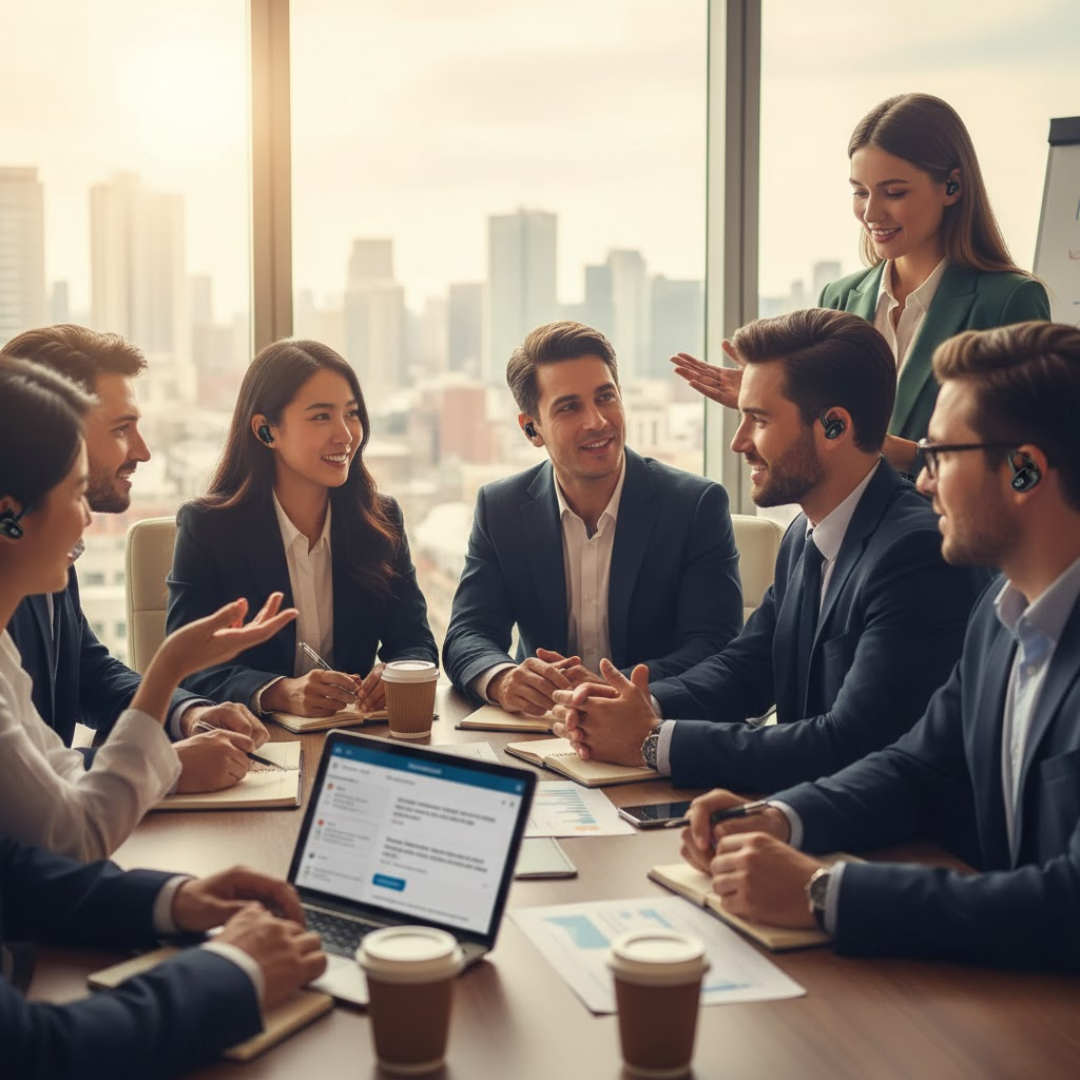 SmartSpeak | Écouteurs Traducteurs IA Traduction en temps réel, communication sans faille