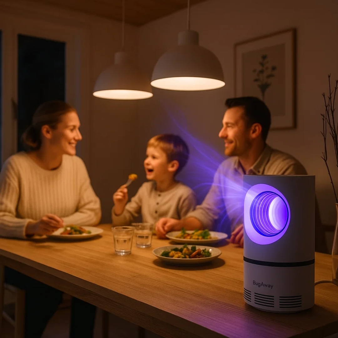 BugAway | Elektrisk UV-fluefanger til indendørs & udendørs brug