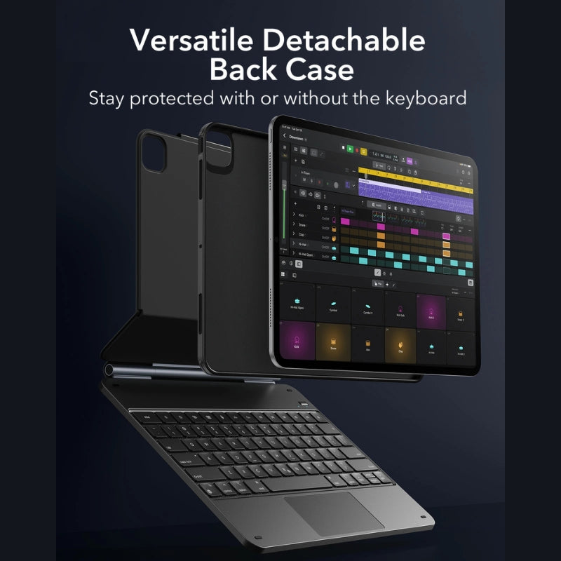 TabGuard | iPad Tastatur Etui – Touchpad med Multi-Touch