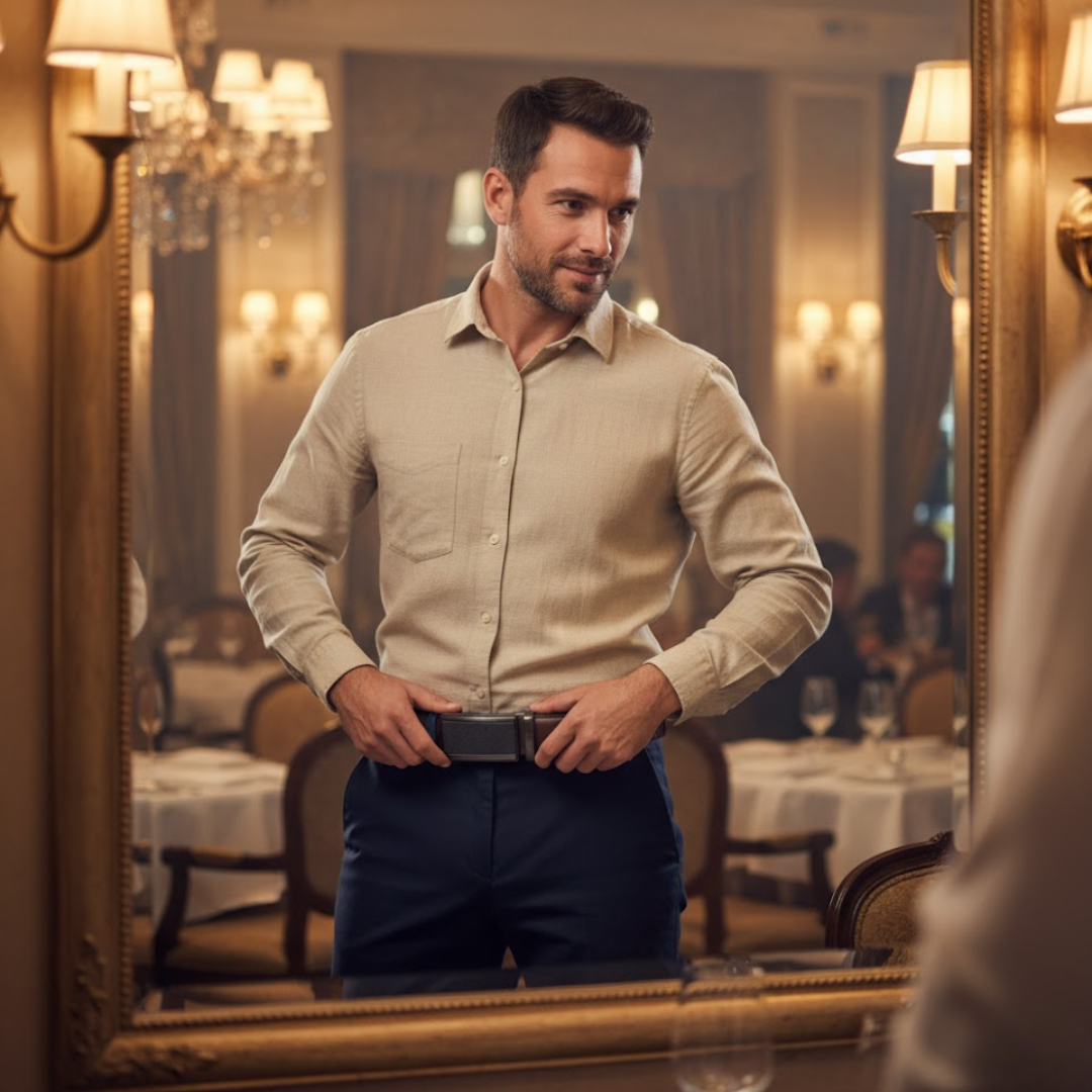 BoldBelt | Elegant herrebælte med automatisk spænde