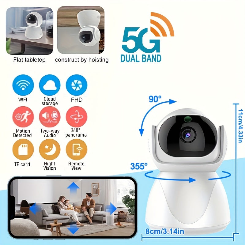 WatchGuard | Indendørs Wi-Fi Kamera med Automatisk Lydsporing