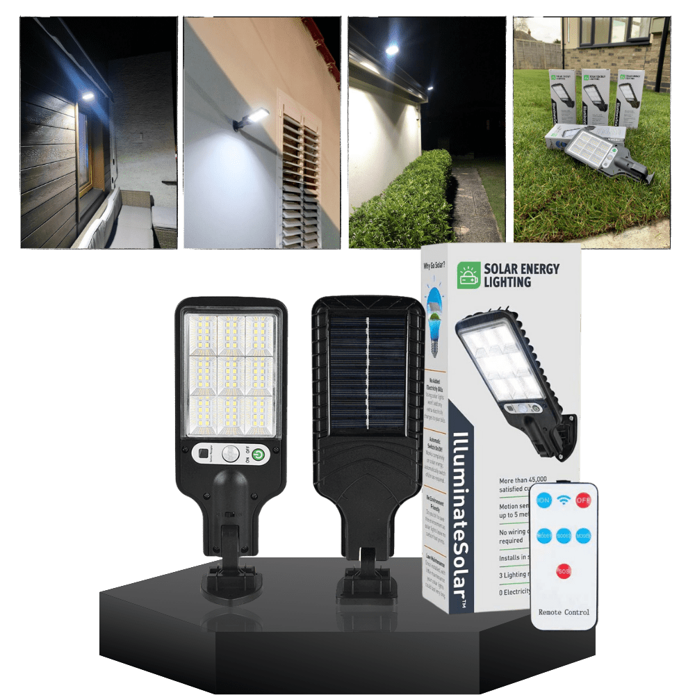 SolaraBeam | Solenergi Udendørslampe med Bevægelsessensor