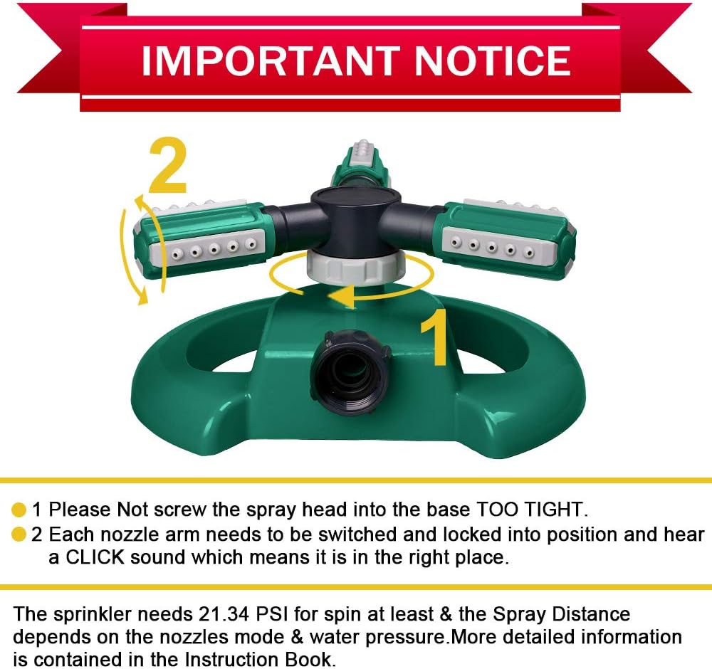 LawnJet | Havegræs Vandingssprinkler
