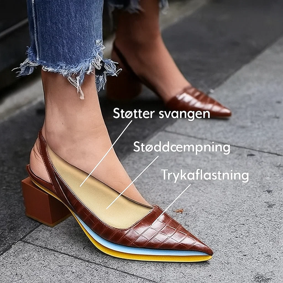 Arden | Pumps – Ortopædisk Komfort med Croco-Elegance