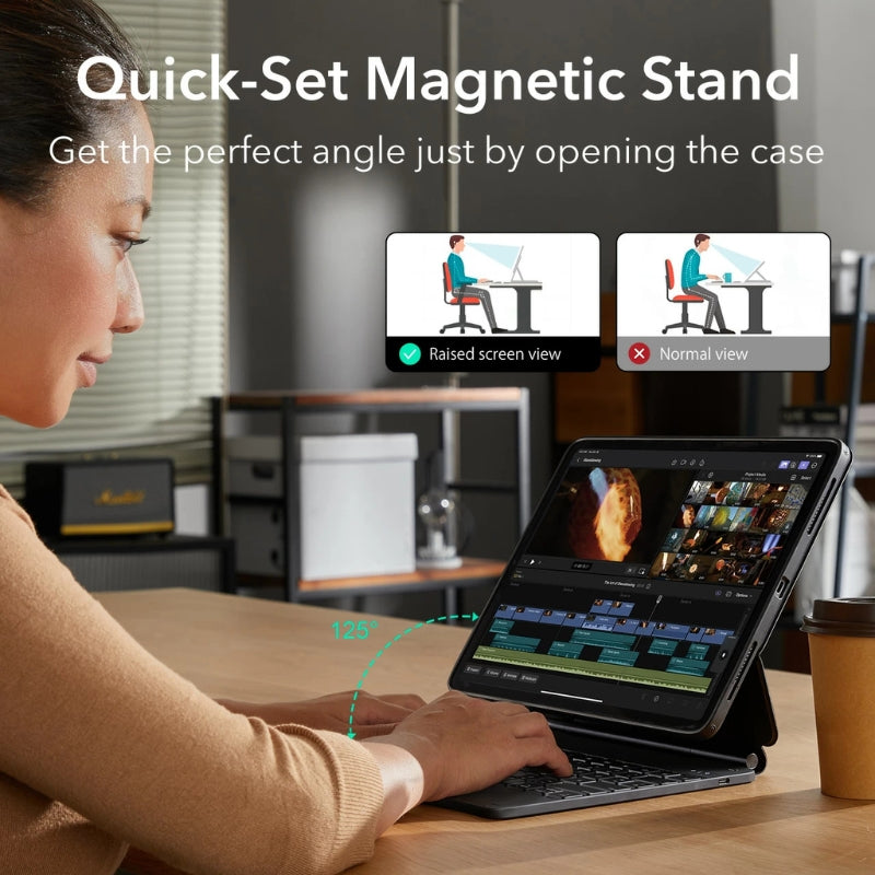 TabGuard | iPad Tastatur Etui – Touchpad med Multi-Touch