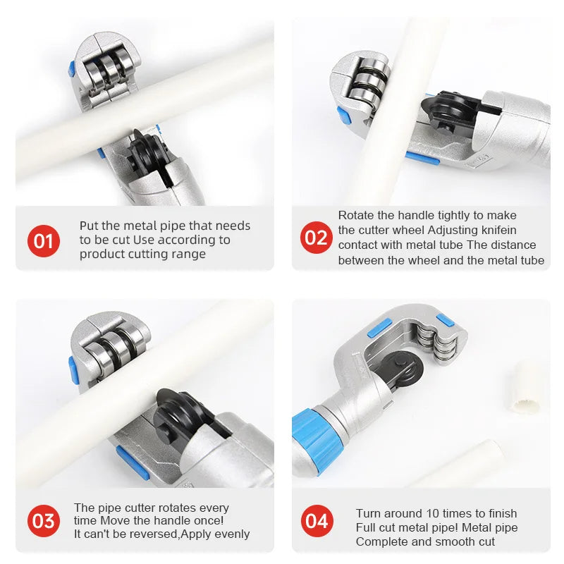 TubeSlice | Robust rørskærer til metal- og PVC-rør