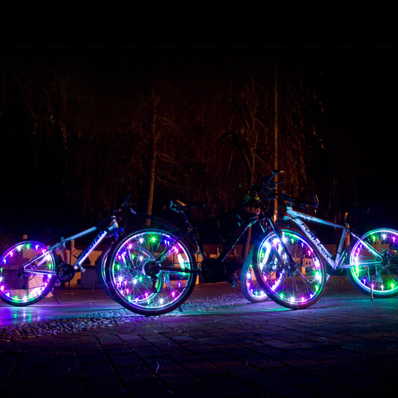 LumiWheel | Cykellys – 360° Synlighed for Maksimal Sikkerhed