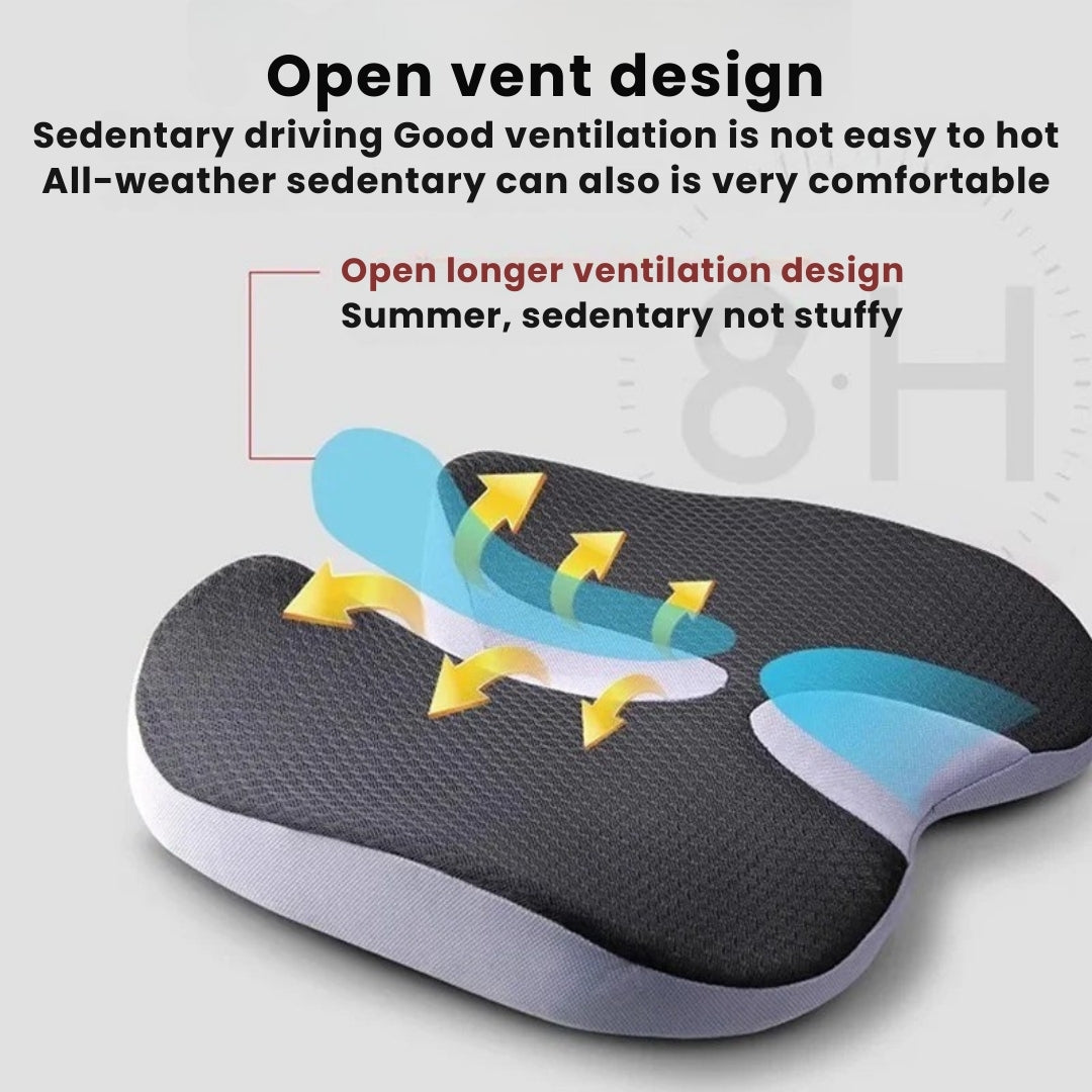 ErgoSit | Fájdalomcsillapító ülőpárna hosszú ideig tartó üléshez