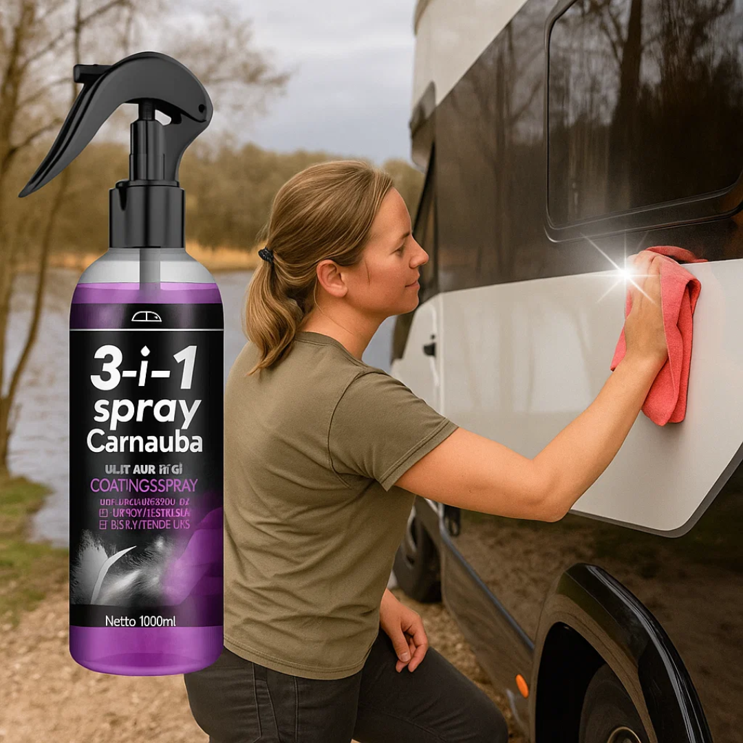 AutoGlanz | 3-i-1 Nano Keramisk Coating Spray | 1+2 Gratis