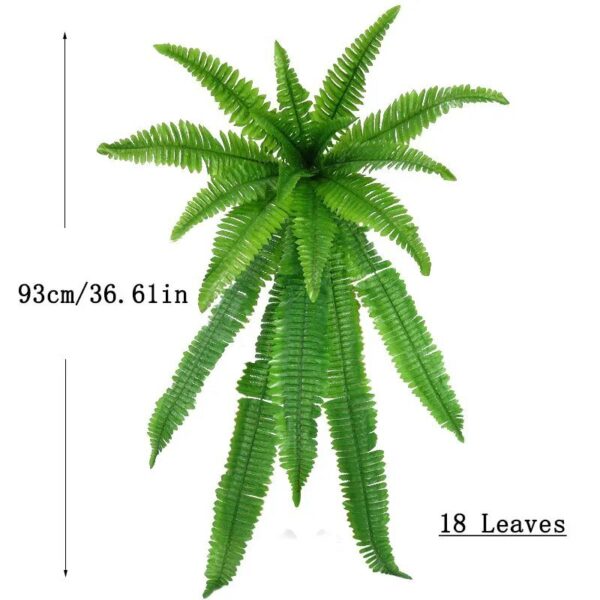 FernLuxe | UV-bestandig Künstlicher Boston Fern med 18 Grene