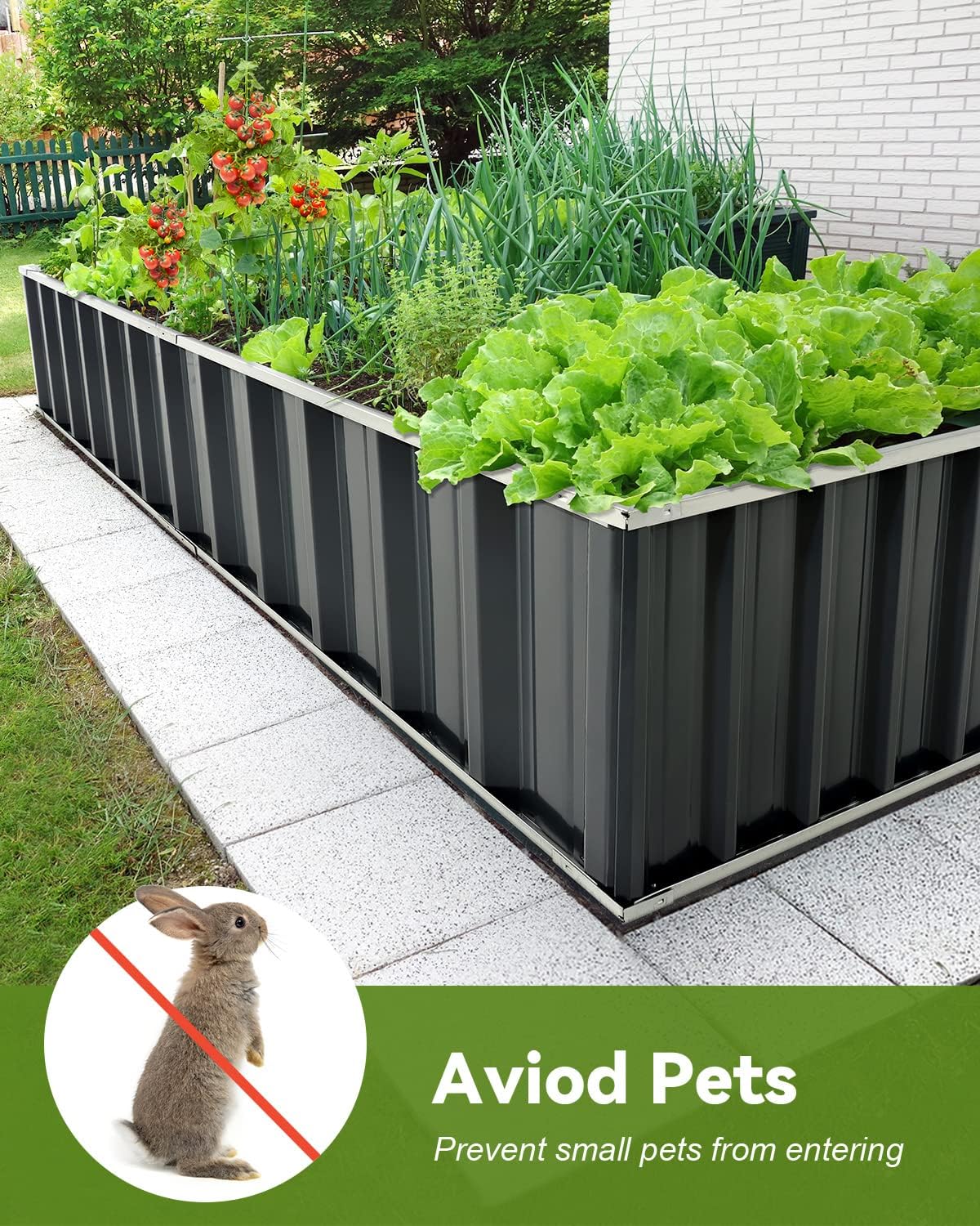 GrowBox | Robust højbede i stål til grøntsager & blomster