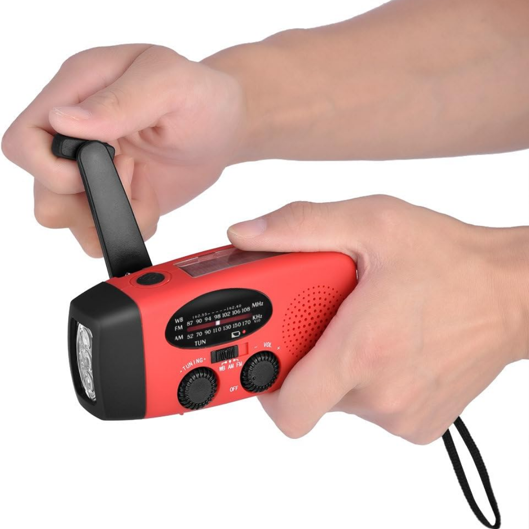 ReadyWave | Nødradio med håndsving og solpanel