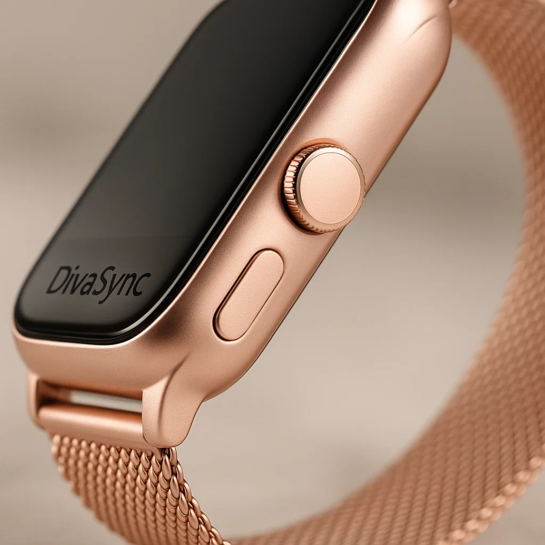 DivaSync | Multifunktionelt Elegant Smartwatch til Kvinder