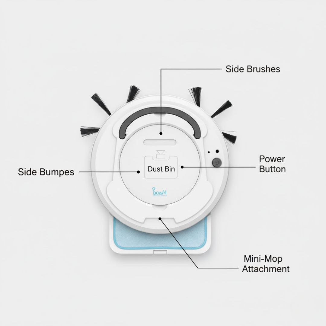 HomeSweep | Robotstøvsuger – Stille og Effektiv Rengøring