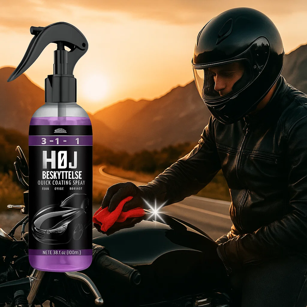 AutoGlanz | 3-i-1 Nano Keramisk Coating Spray | 1+2 Gratis