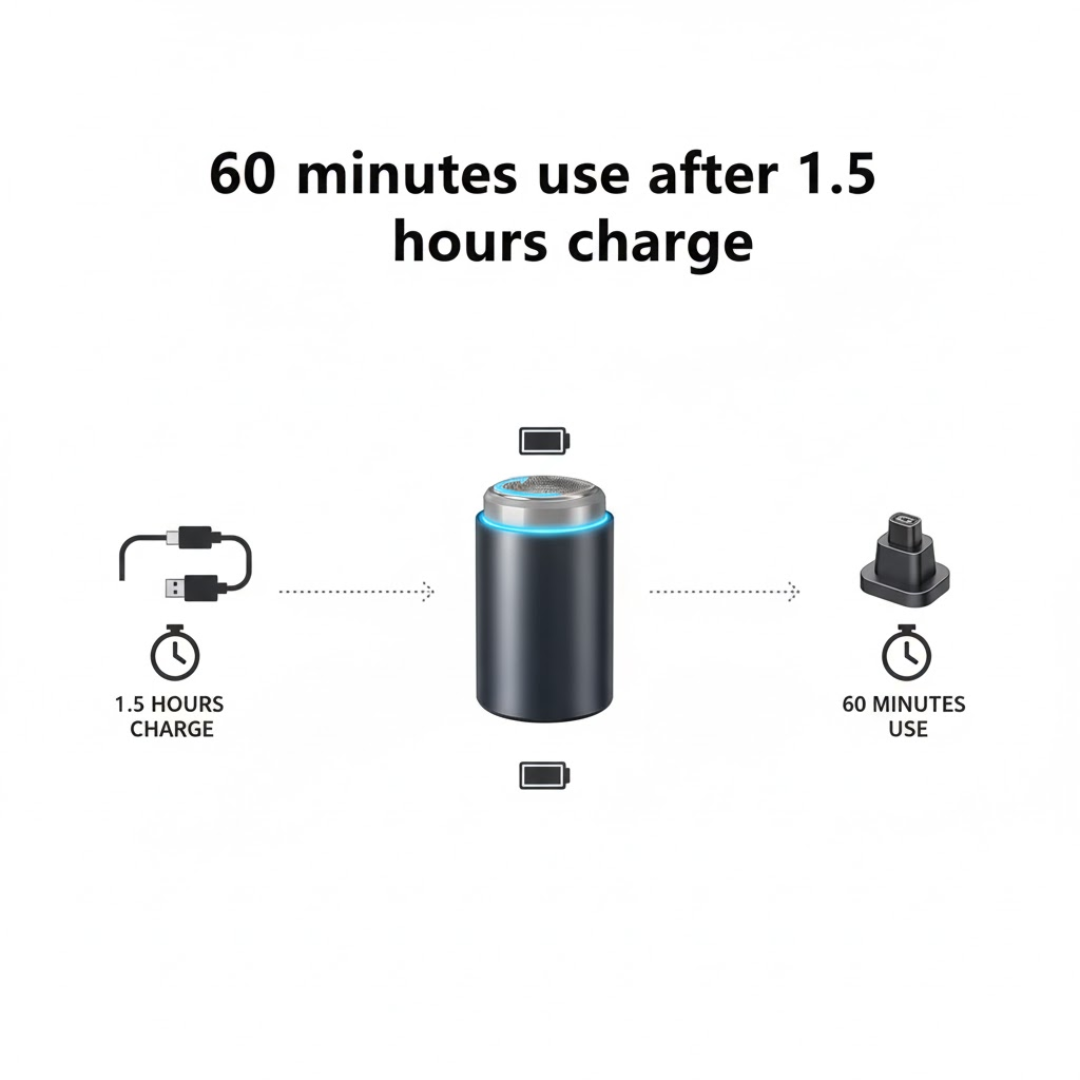 BladeJet | Mini tagliabordi elettrico portatile per uomo