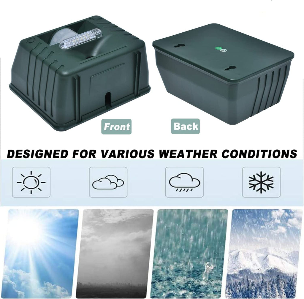 PeckShield | Ultraschall-vildsvineafskrækningsmiddel til effektiv fuglekontrol