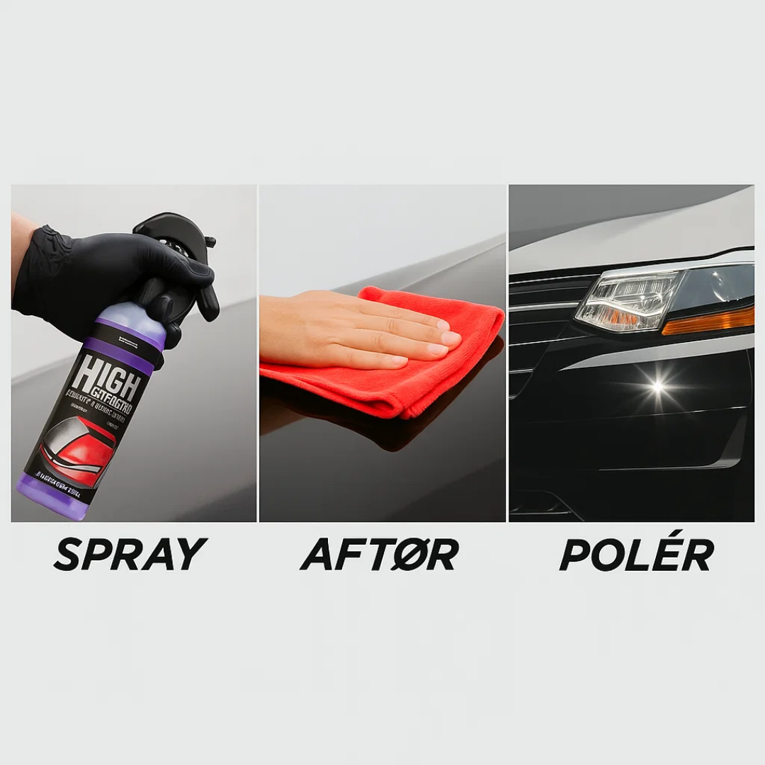 AutoGlanz | 3-i-1 Nano Keramisk Coating Spray | 1+2 Gratis